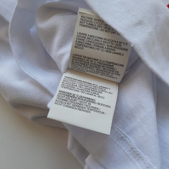OFF WHITE UNDERCOVER HAND DART WHITE BASIC TEE - Picture 8 of 8